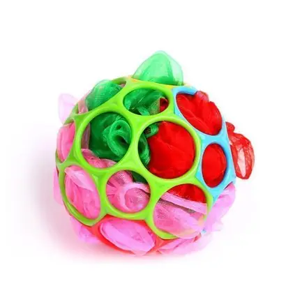 Pelotas con pañuelos de tul