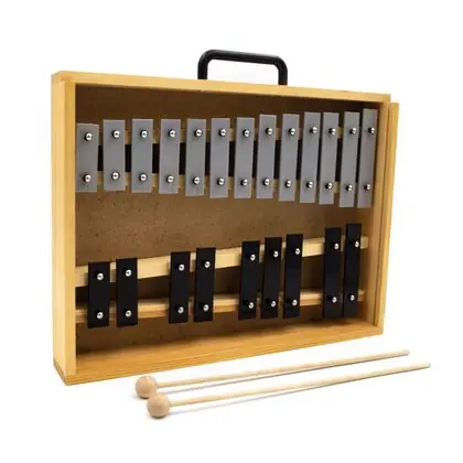Metalófono 22 tonos caja de madera