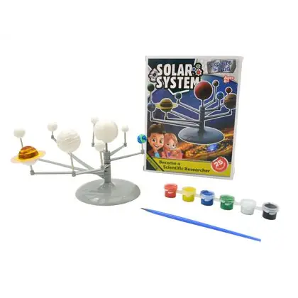 Sistema solar armable para pintar