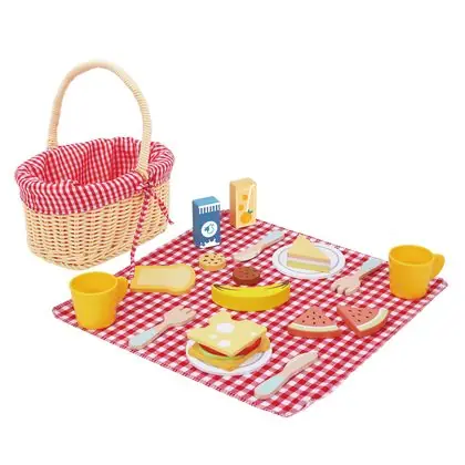 Canasta de picnic con mantel 23 piezas
