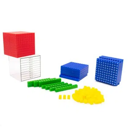 Bloque base 10 caja plástica 132 piezas