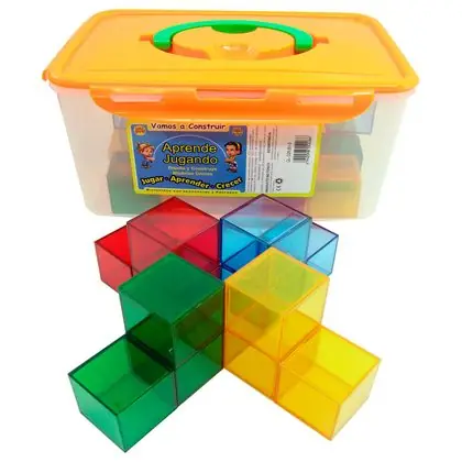 Cubos de colores para seriación