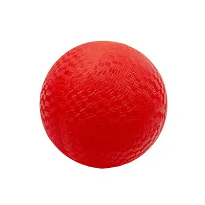 Pelota de goma 15 cm color rojo