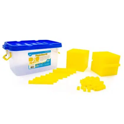 Bloque base 10 conectable amarillo - 121 piezas