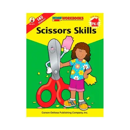 Libro de actividad con pegatinas recortar