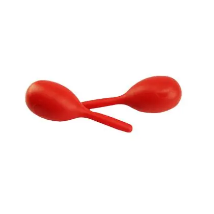 Maracas plásticas