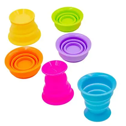 Vasos soft con ventosas set de 6 unidades