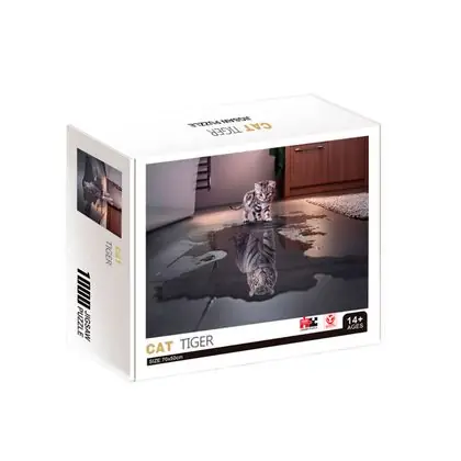 Puzzle de 1000 piezas gato - tigre