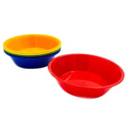 Pocillos de colores 6 unidades 15 x 4 cm