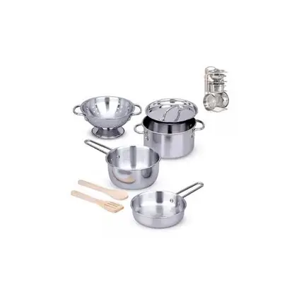 Batería de cocina acero inoxidable 8 piezas