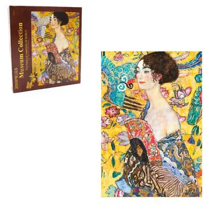 Puzzle dama con abanico 2000 piezas