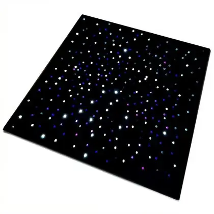 Alfombra sensorial c/ luz cuadrada 1 mt