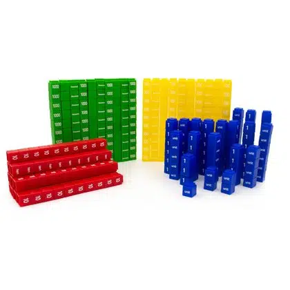 Cubos unifix valor posicional 400 piezas