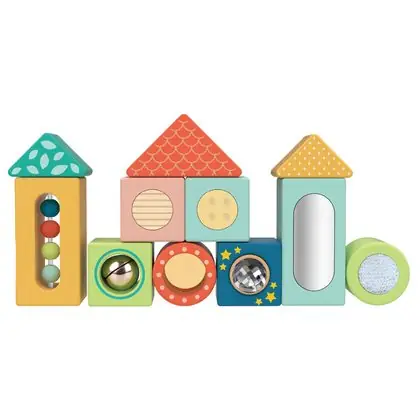 Cubos sensoriales de construcción