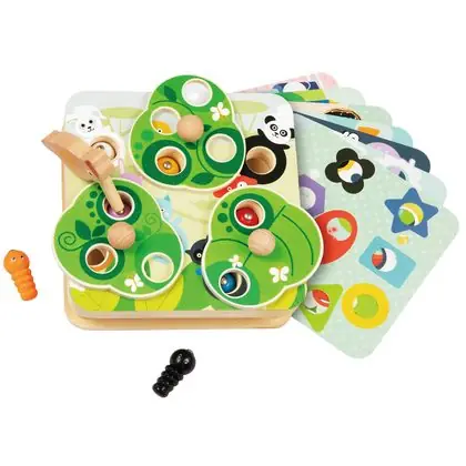 Juego caza los insectos con patrones 26 piezas