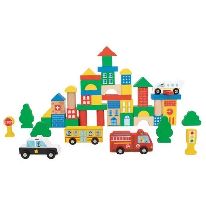 Bloques de construcción mi ciudad 50 piezas