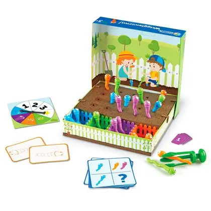 Juego de clasificación pequeñas lombrices