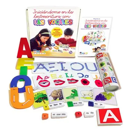 Iniciandome en la lectoescritura con las vocales