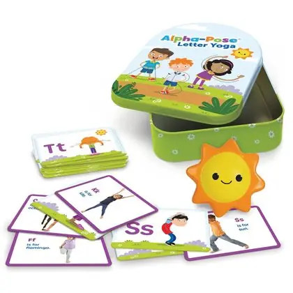 Tarjetas de movimiento abc del yoga