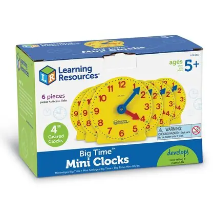 Reloj del estudiante set de 6 unidades