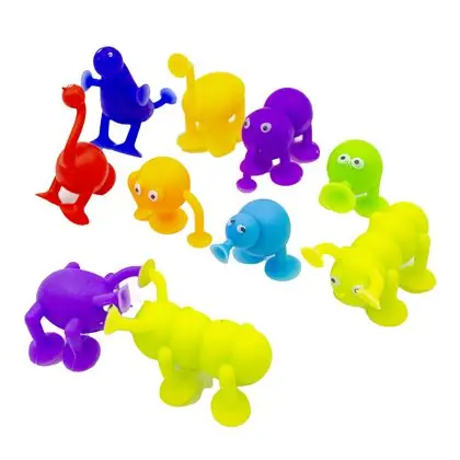Animales mounstritos flexibles con ventosas