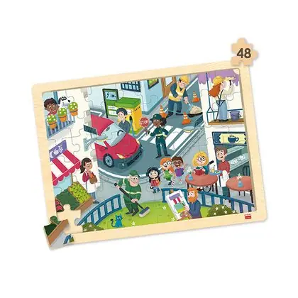 Set 4 puzzles lugares, respeto y convivencia