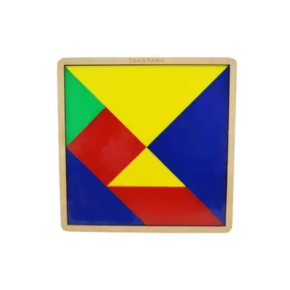 Tangrama acrílico 10 x 10 cm.
