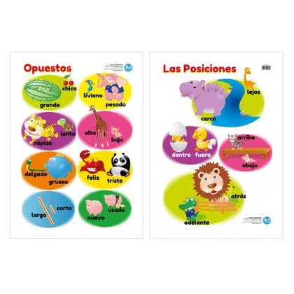Láminas opuestos / posiciones