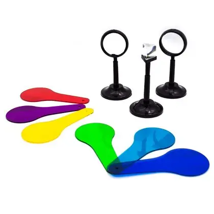 Kit de óptica escolar 9 piezas