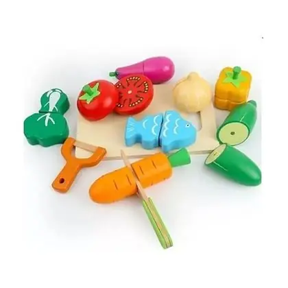 Frutas y verduras magnéticas para cortar 24 piezas