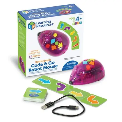 Ratón programable robot recargable