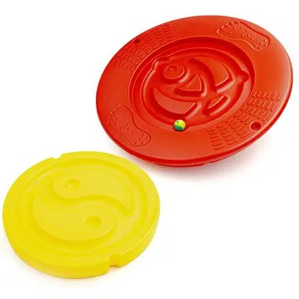 Plato balancín doble de equilibrio con pelota