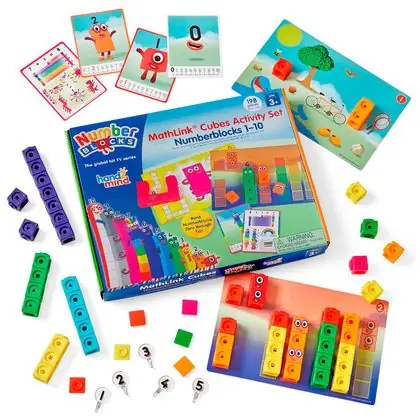 Numberblocks, cubos conectores del 1 al 10