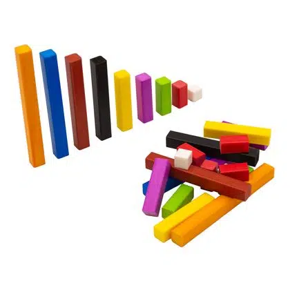 Barras cuisenaire 155 piezas en bolsa