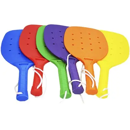 Set de 6 raquetas plasticas pequeñas