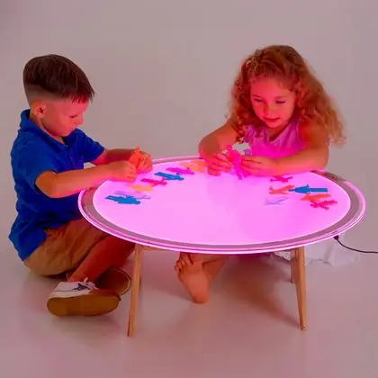 Panel de luz redondo 60 cm. 7 colores con transfor
