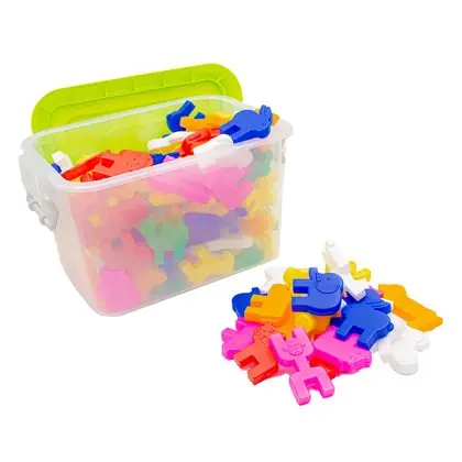 Animales apilables jumbo 150 piezas