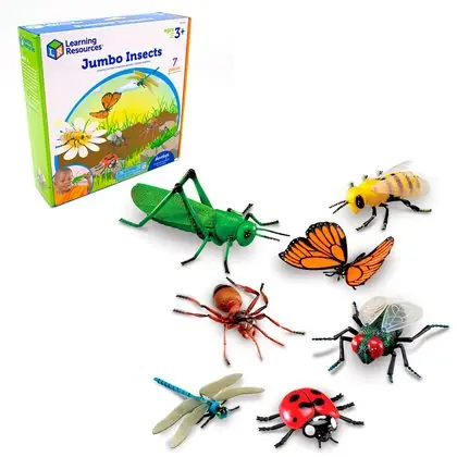 Insectos jumbo 7 piezas