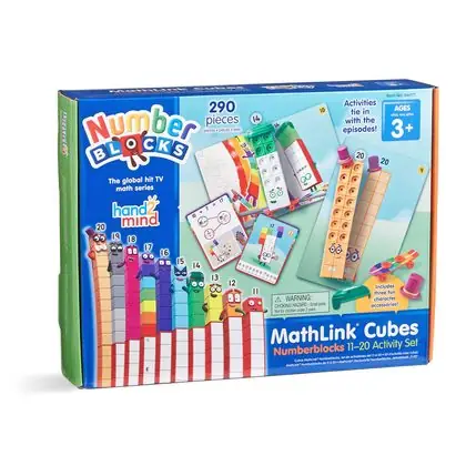 Numberblocks, cubos conectores del 11 al 20