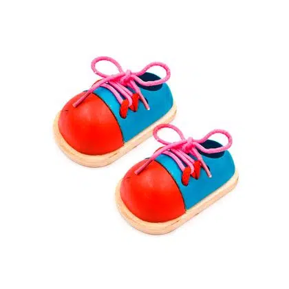 Par de zapatos didáctico para anudar