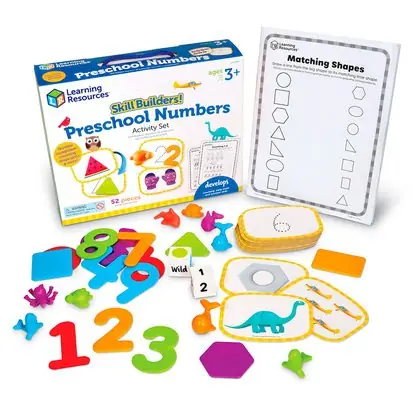 Kit de actividades preescolar los números