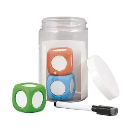 Dados multi propósito 3,5 borrables 3 unidades