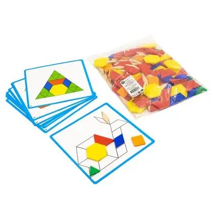 Set mosaico matemático 250 piezas y 10 patrones
