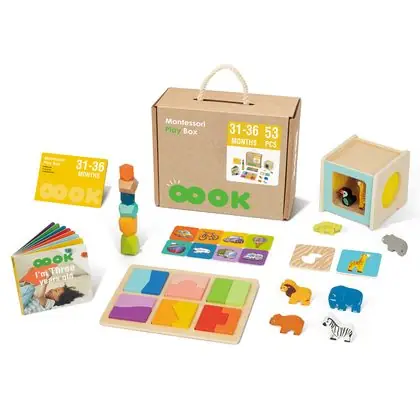 Kit educativo montessori 36 meses