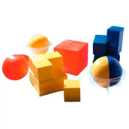Cubos y esferas fracciones