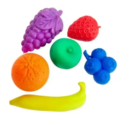 Set de frutas para clasificar 108 piezas