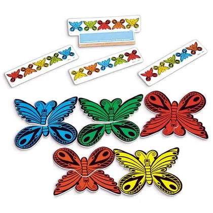 Rompecabezas orientación espacial mariposas de col