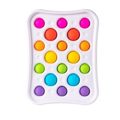 Burbujas bop it con base 25 x 18 cm.