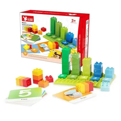Ábaco vertical con tarjetas en inglés