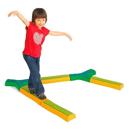 Pista de equilibrio diseño troncos